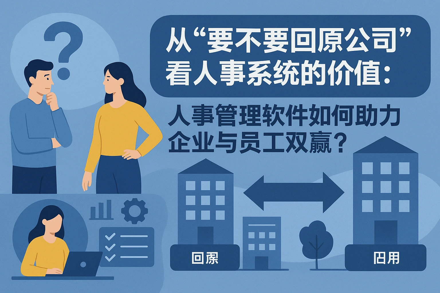 从“要不要回原公司”看人事系统的价值：人事管理软件如何助力企业与员工双赢？