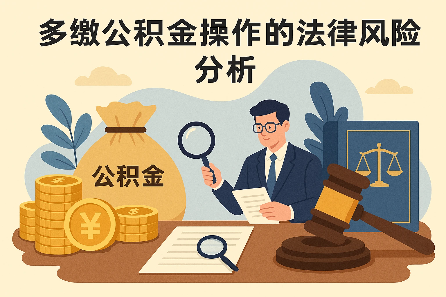 多缴公积金操作的法律风险分析