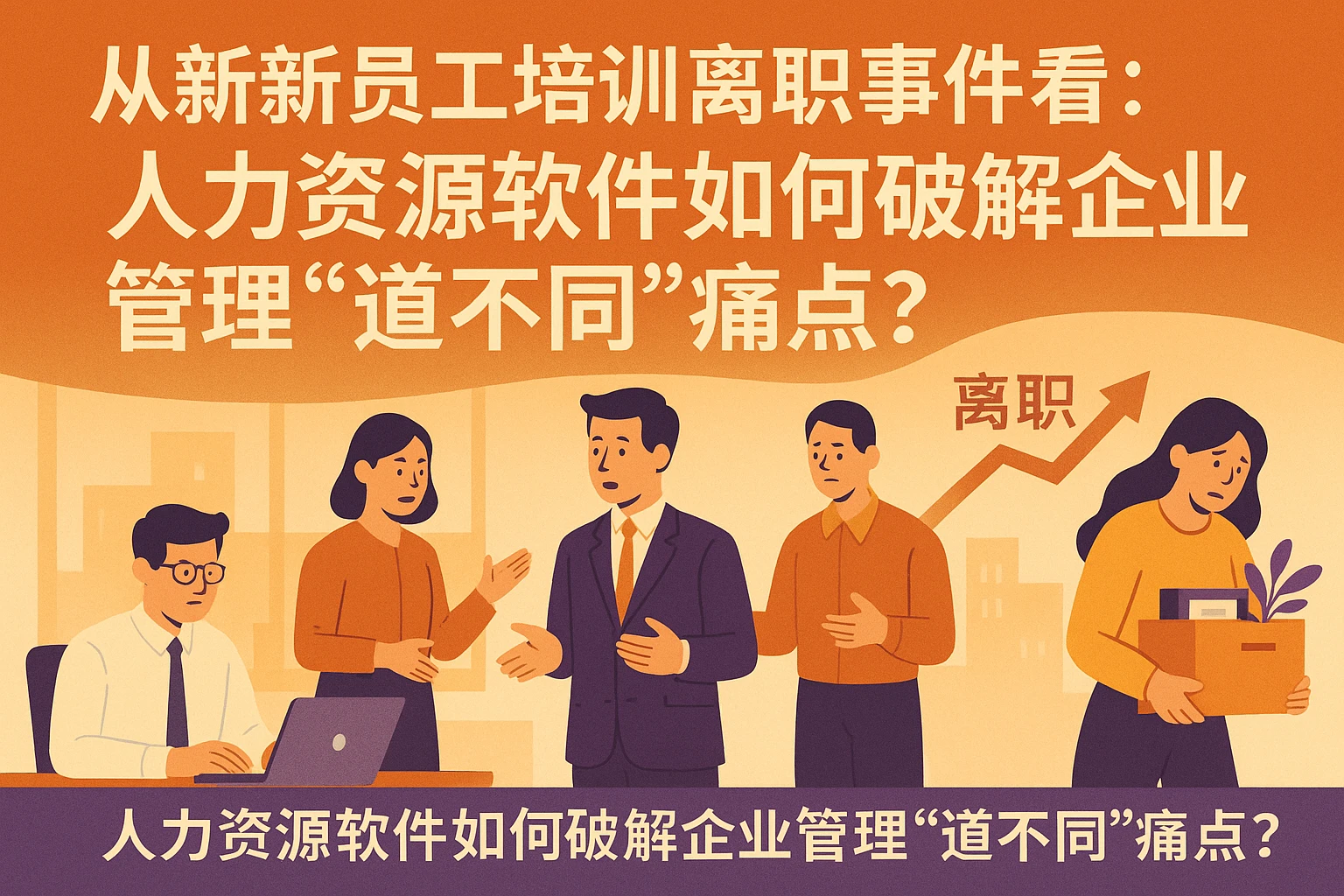 从新员工培训离职事件看：人力资源软件如何破解企业管理“道不同”痛点？