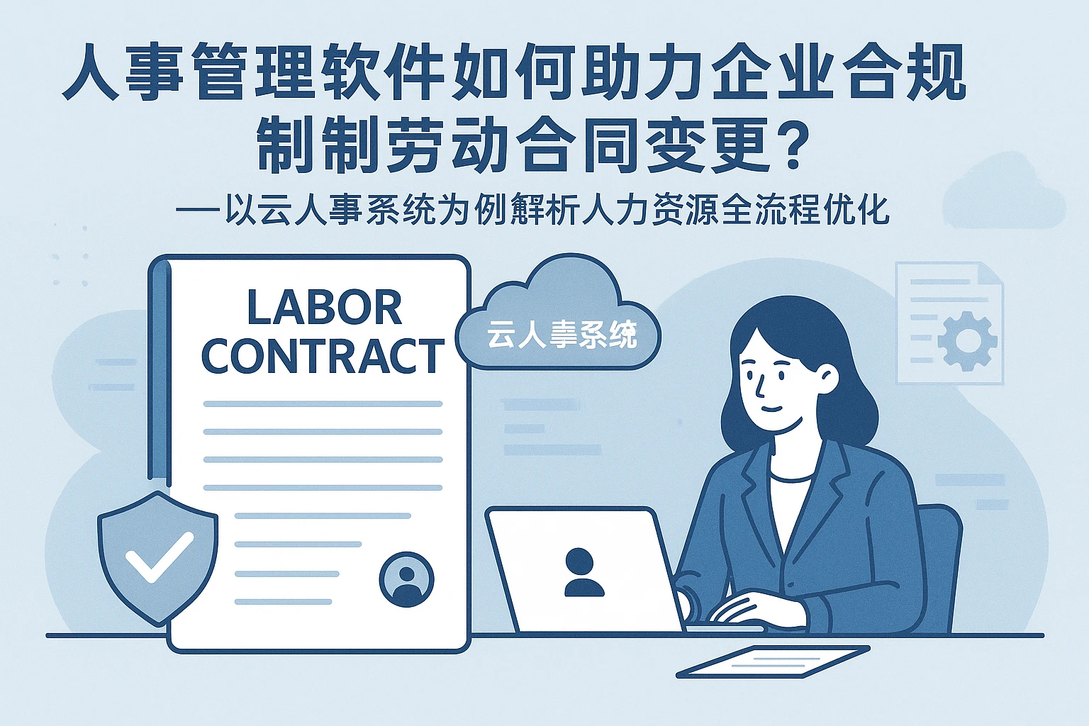 人事管理软件如何助力企业合规处理劳动合同变更？——以云人事系统为例解析人力资源全流程优化