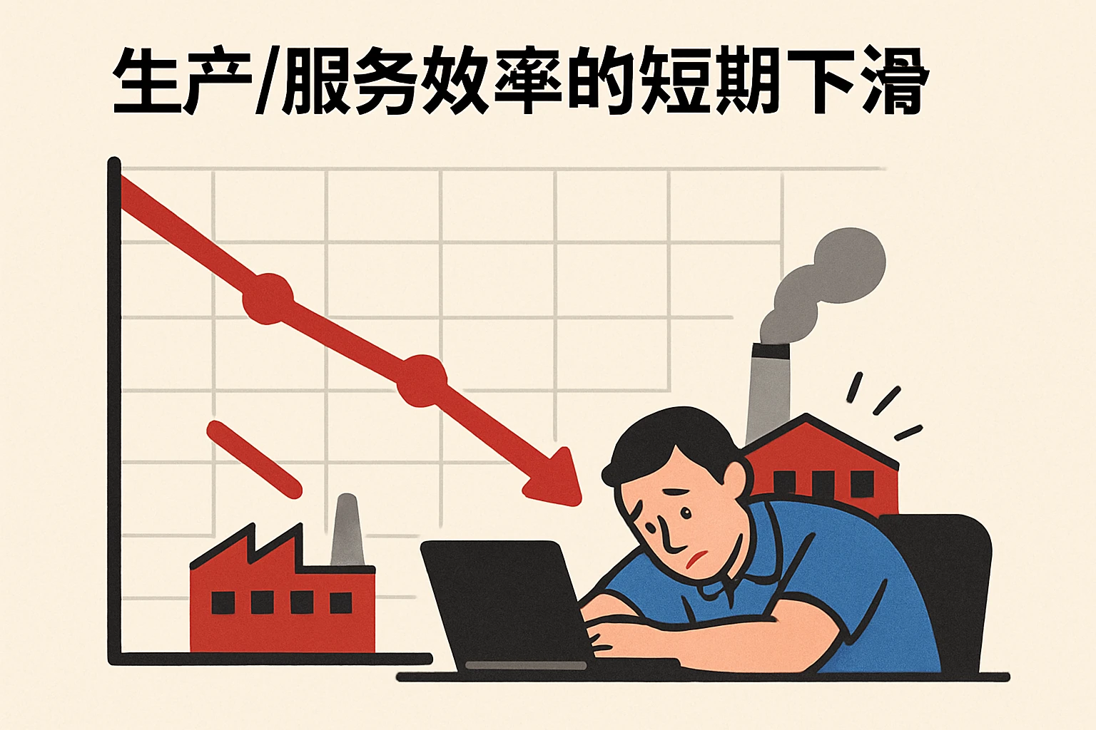 2. 生产/服务效率的短期下滑