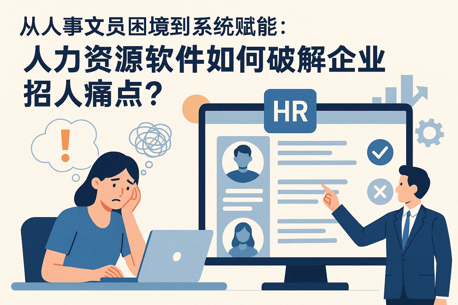 从人事文员困境到系统赋能：人力资源软件如何破解企业招人痛点？