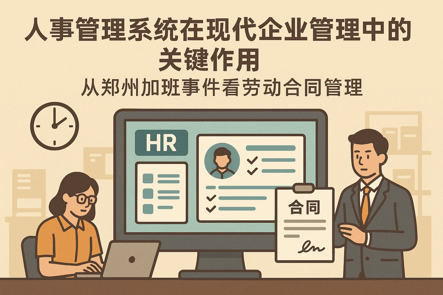 人事管理系统在现代企业管理中的关键作用:从郑州加班事件看劳动合同管理