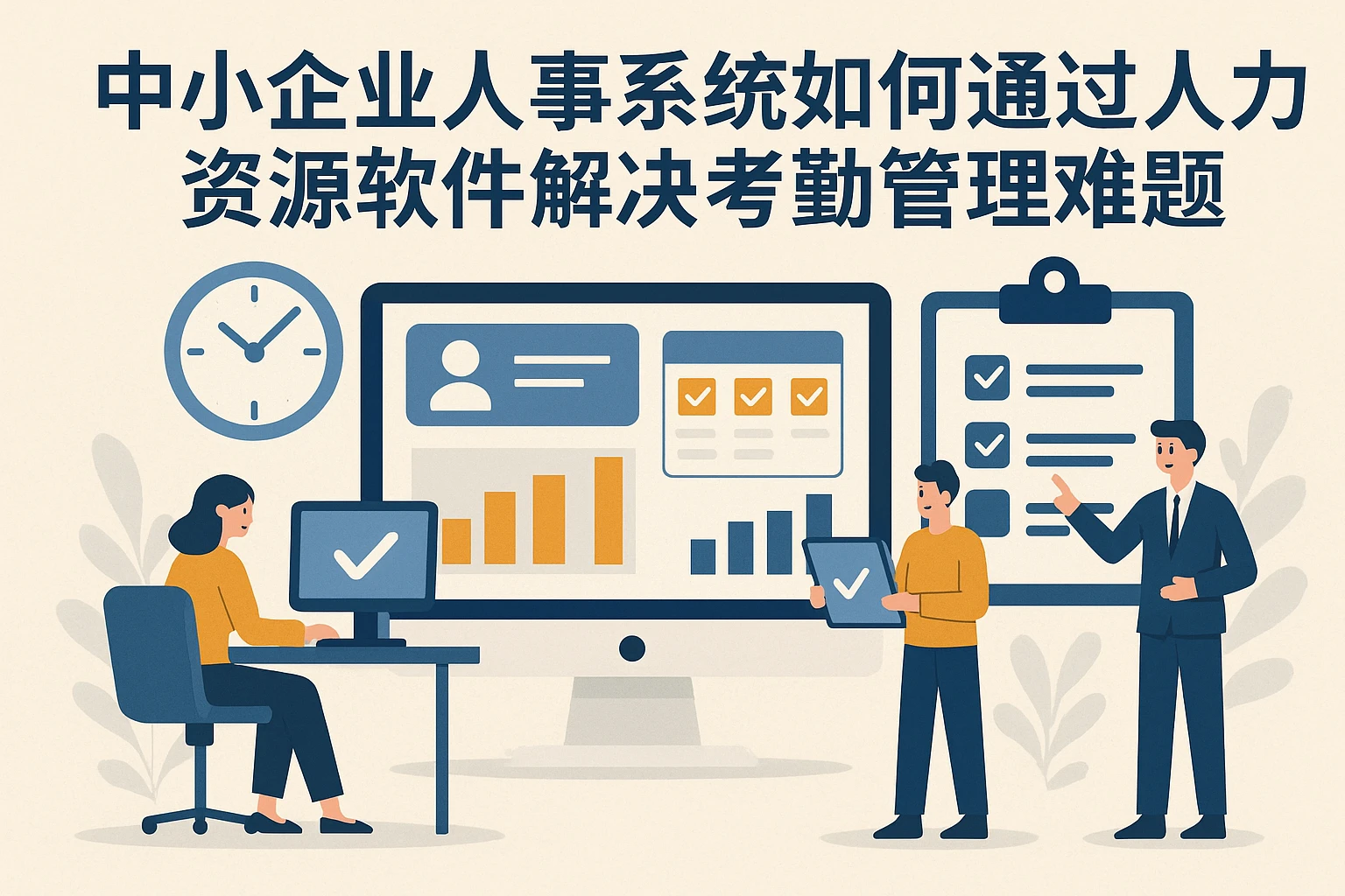 中小企业人事系统如何通过人力资源软件解决考勤管理难题