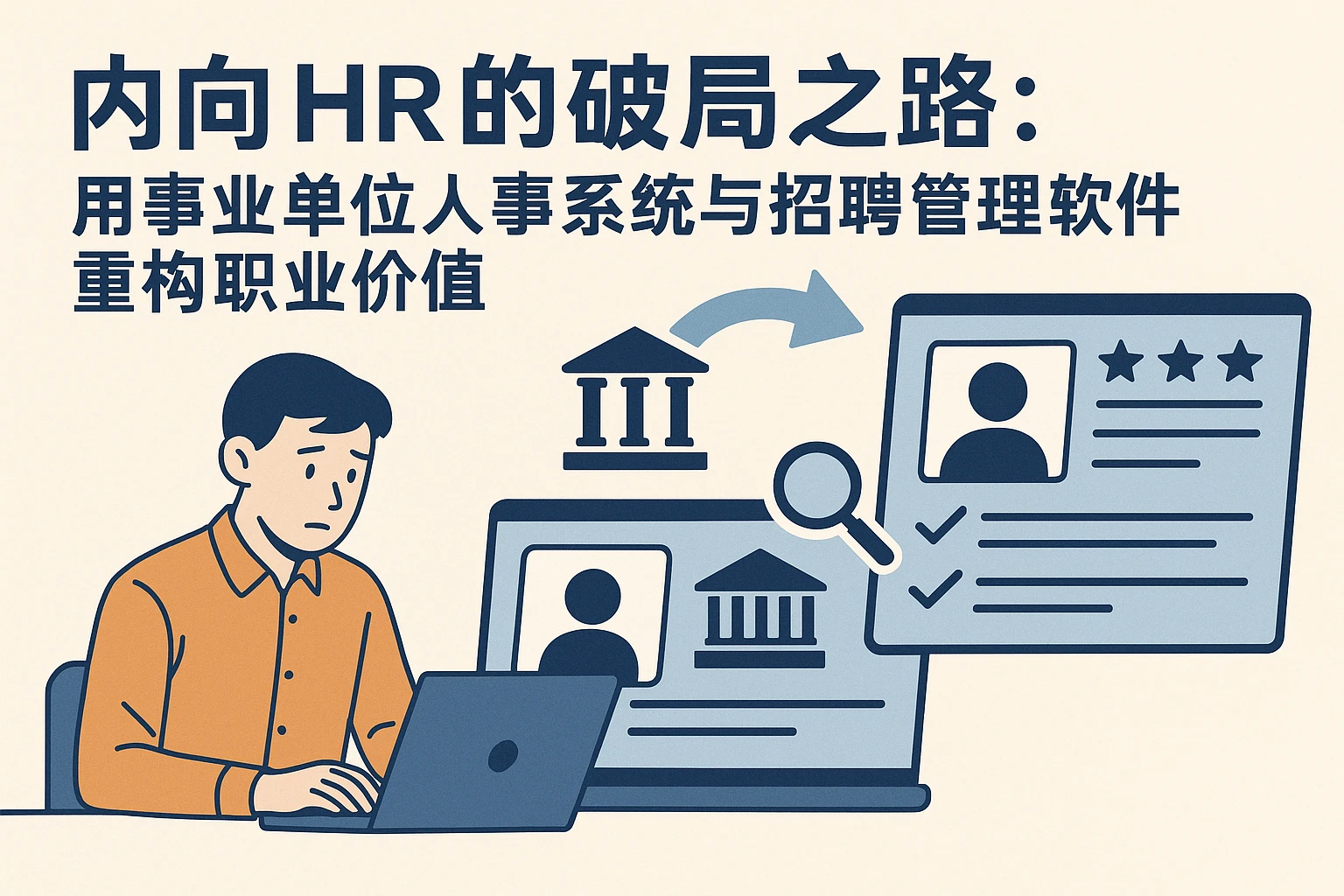 内向HR的破局之路:用事业单位人事系统与招聘管理软件重构职业价值