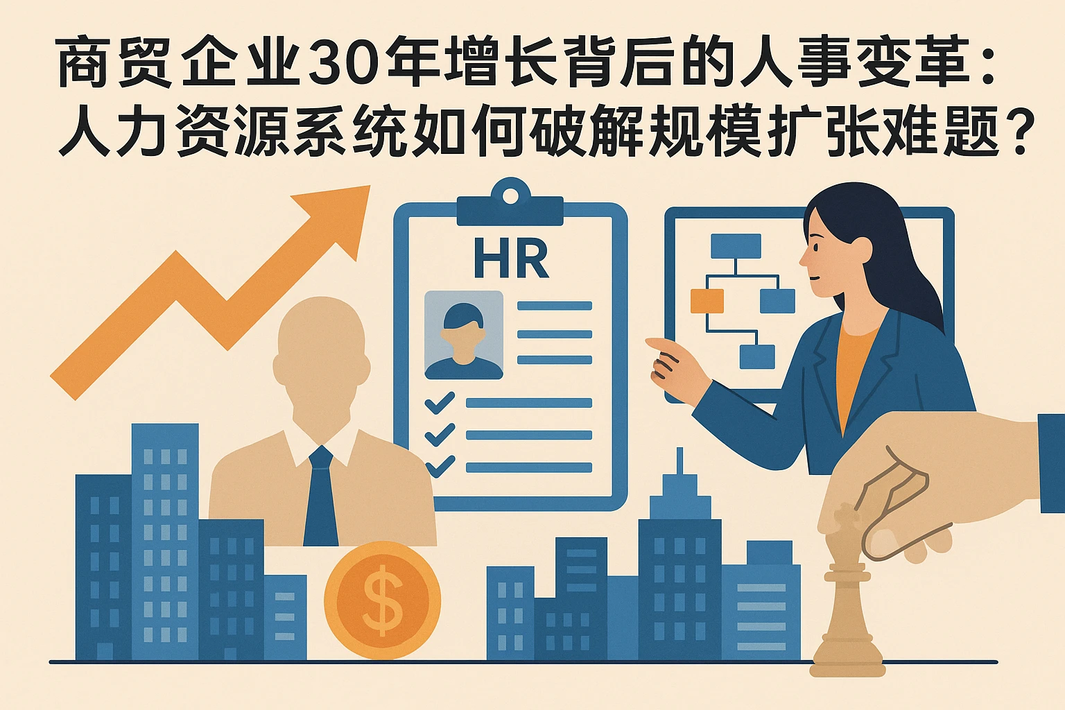 商贸企业30年增长背后的人事变革：人力资源系统如何破解规模扩张难题？