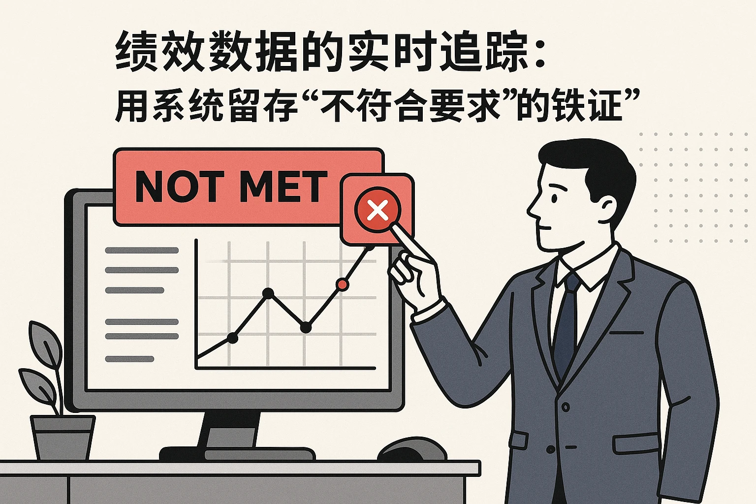 2. 绩效数据的实时追踪：用系统留存“不符合要求”的铁证