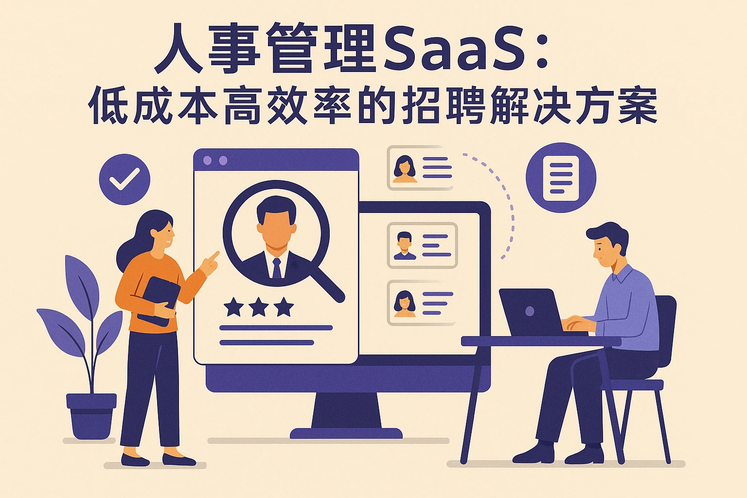 人事管理SaaS：低成本高效率的招聘解决方案