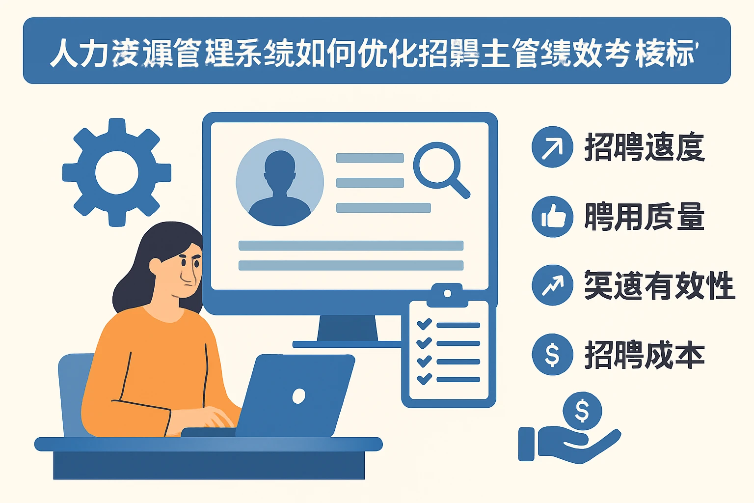 人力资源管理系统如何优化招聘主管绩效考核指标