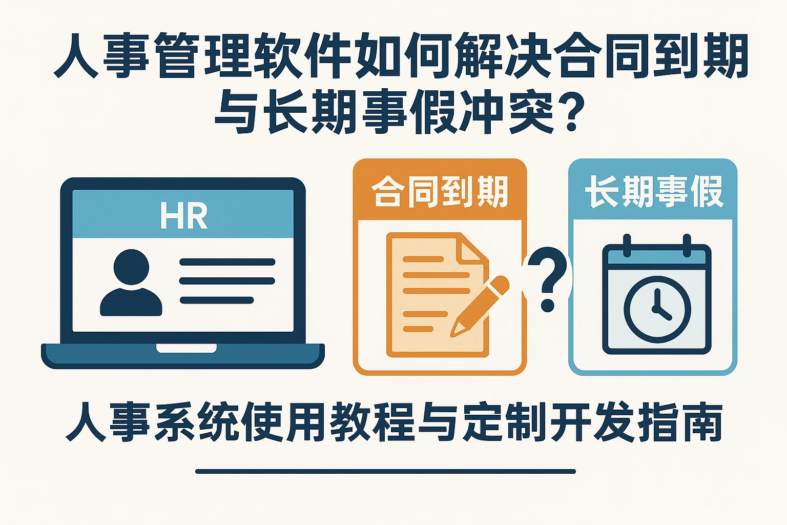 人事管理软件如何解决合同到期与长期事假冲突?人事系统使用教程与定制开发指南