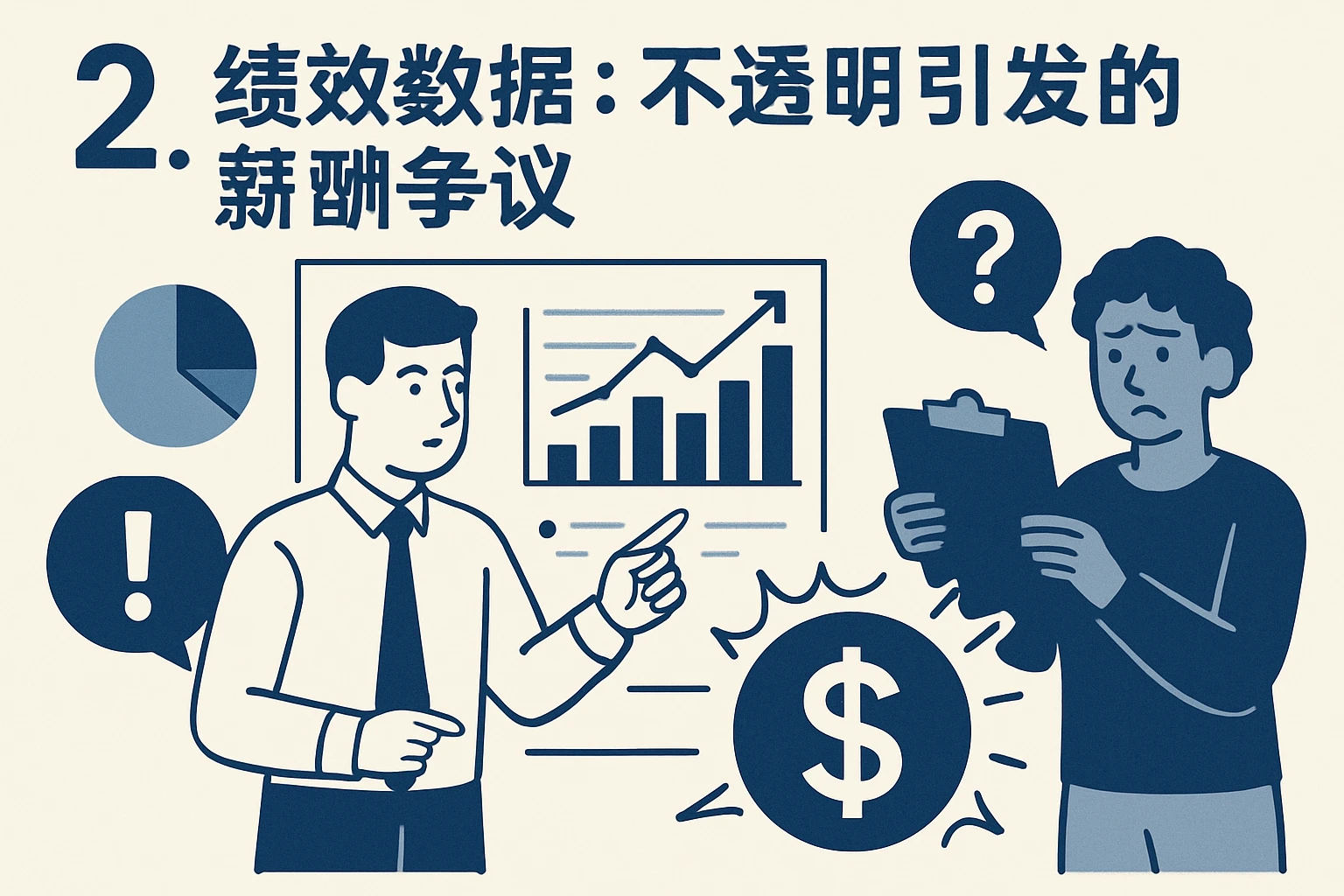 2. 绩效数据:不透明引发的薪酬争议