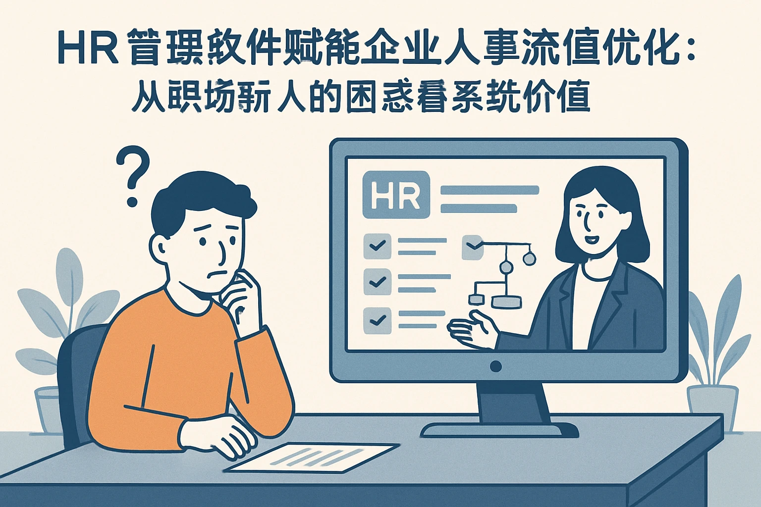 HR管理软件赋能企业人事流程优化：从职场新人的困惑看系统价值