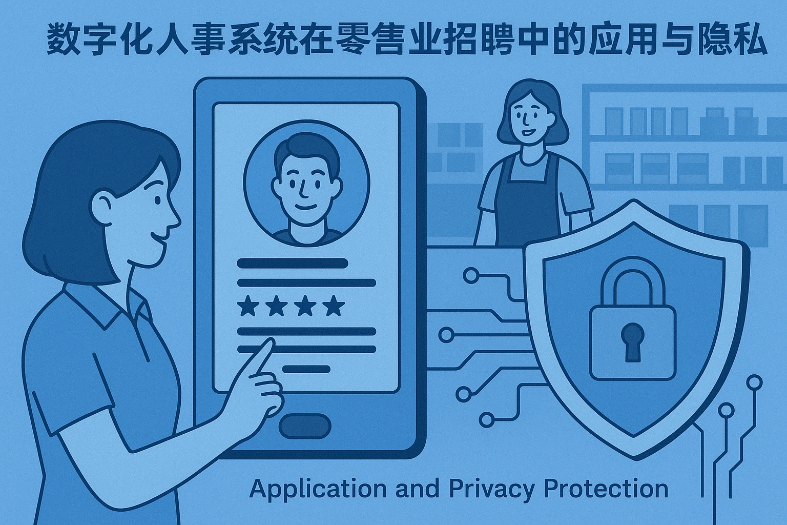 数字化人事系统在零售业招聘中的应用与隐私保护