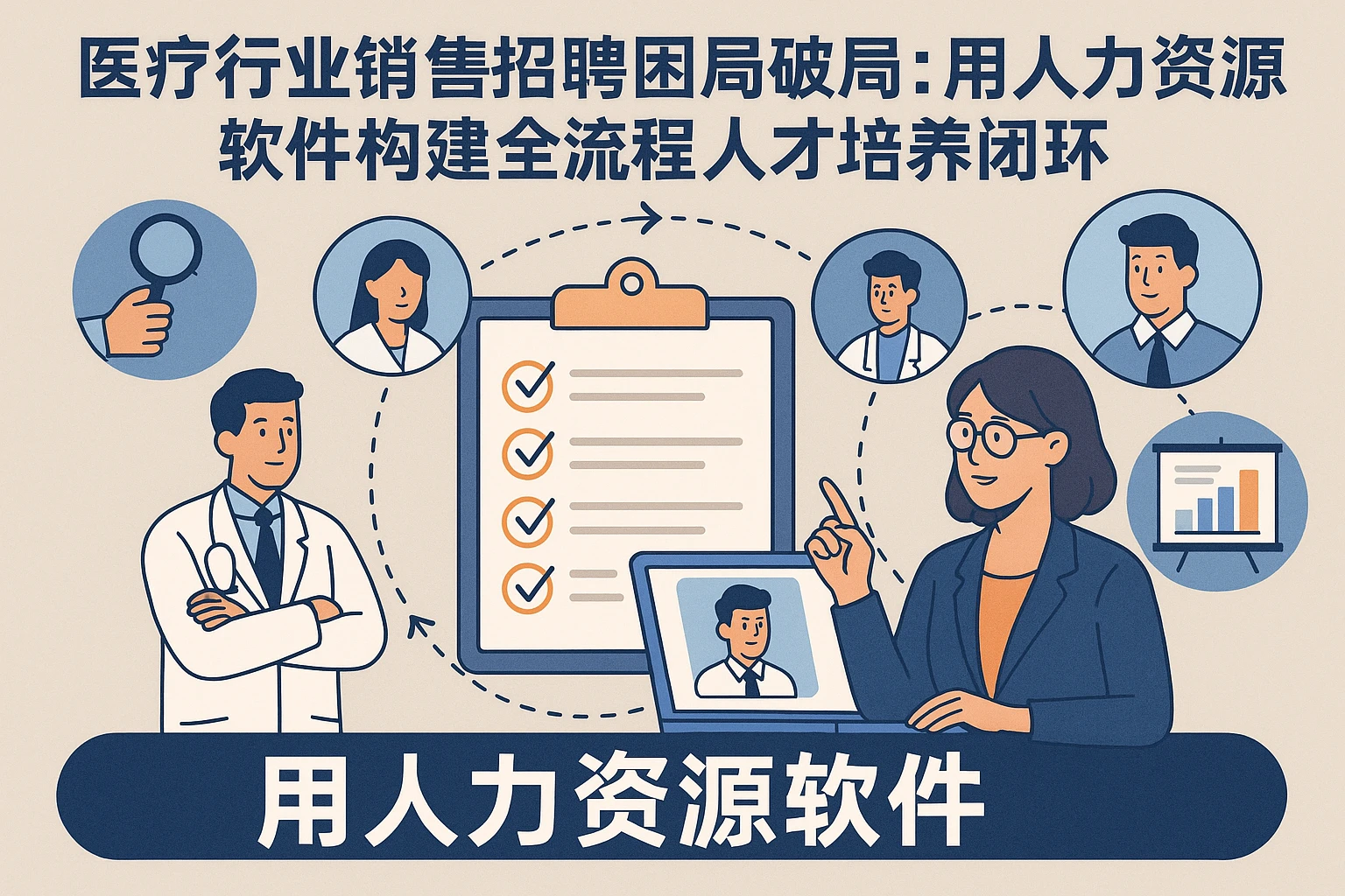 医疗行业销售招聘困局破局：用人力资源软件构建全流程人才培养闭环