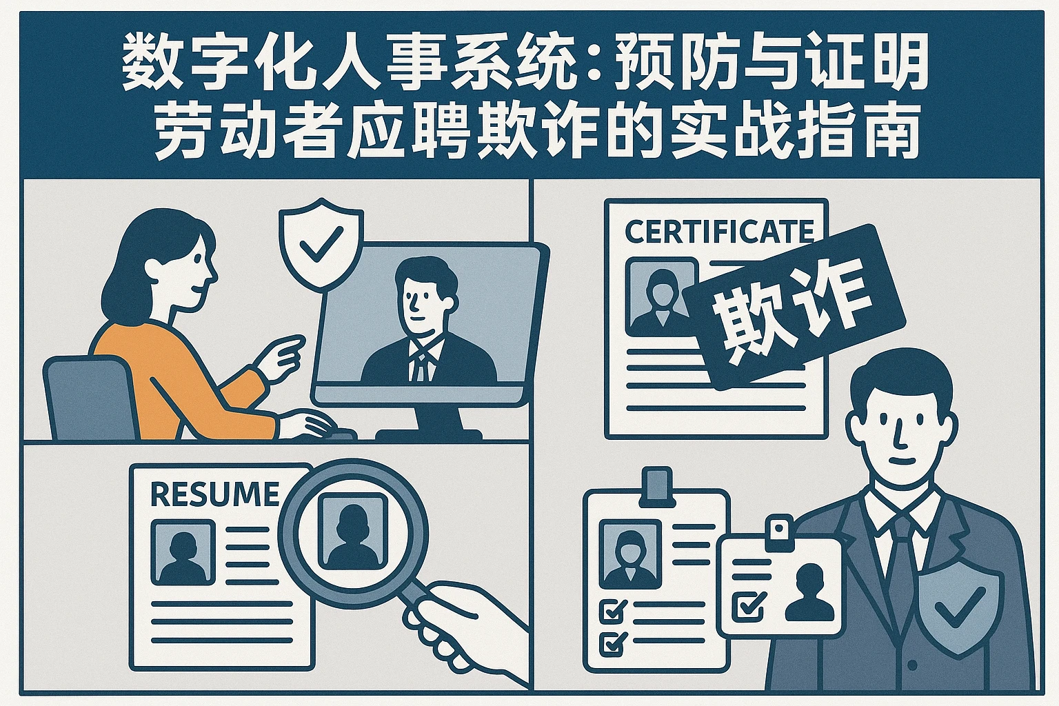 数字化人事系统：预防与证明劳动者应聘欺诈的实战指南