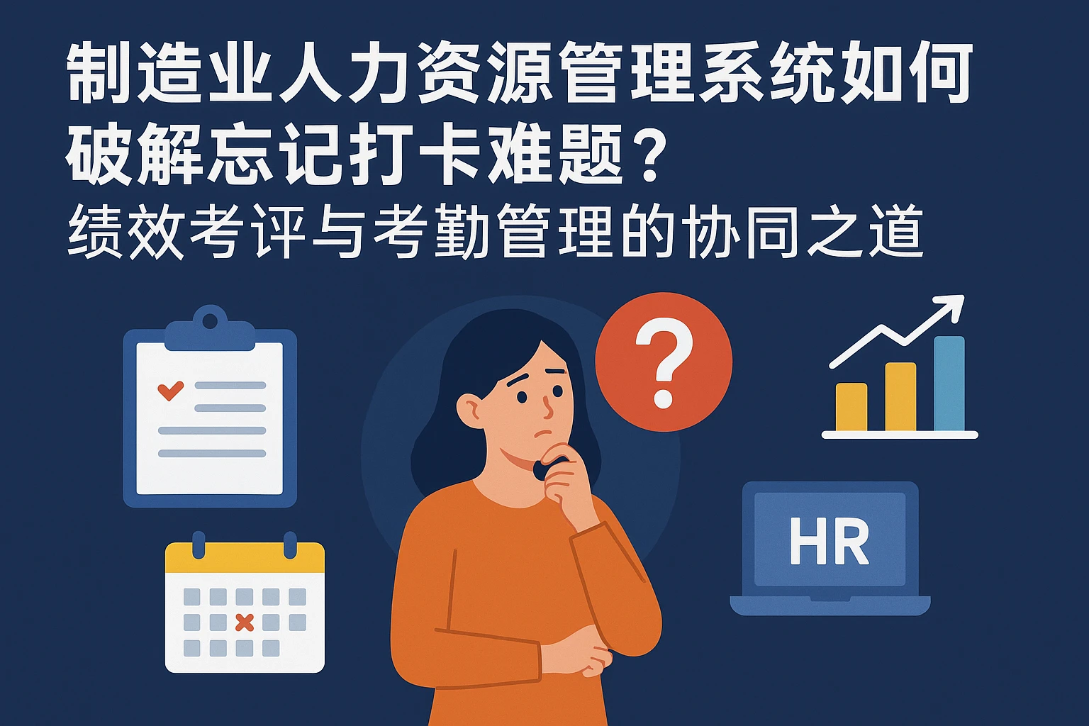 制造业人力资源管理系统如何破解忘记打卡难题?绩效考评与考勤管理的协同之道