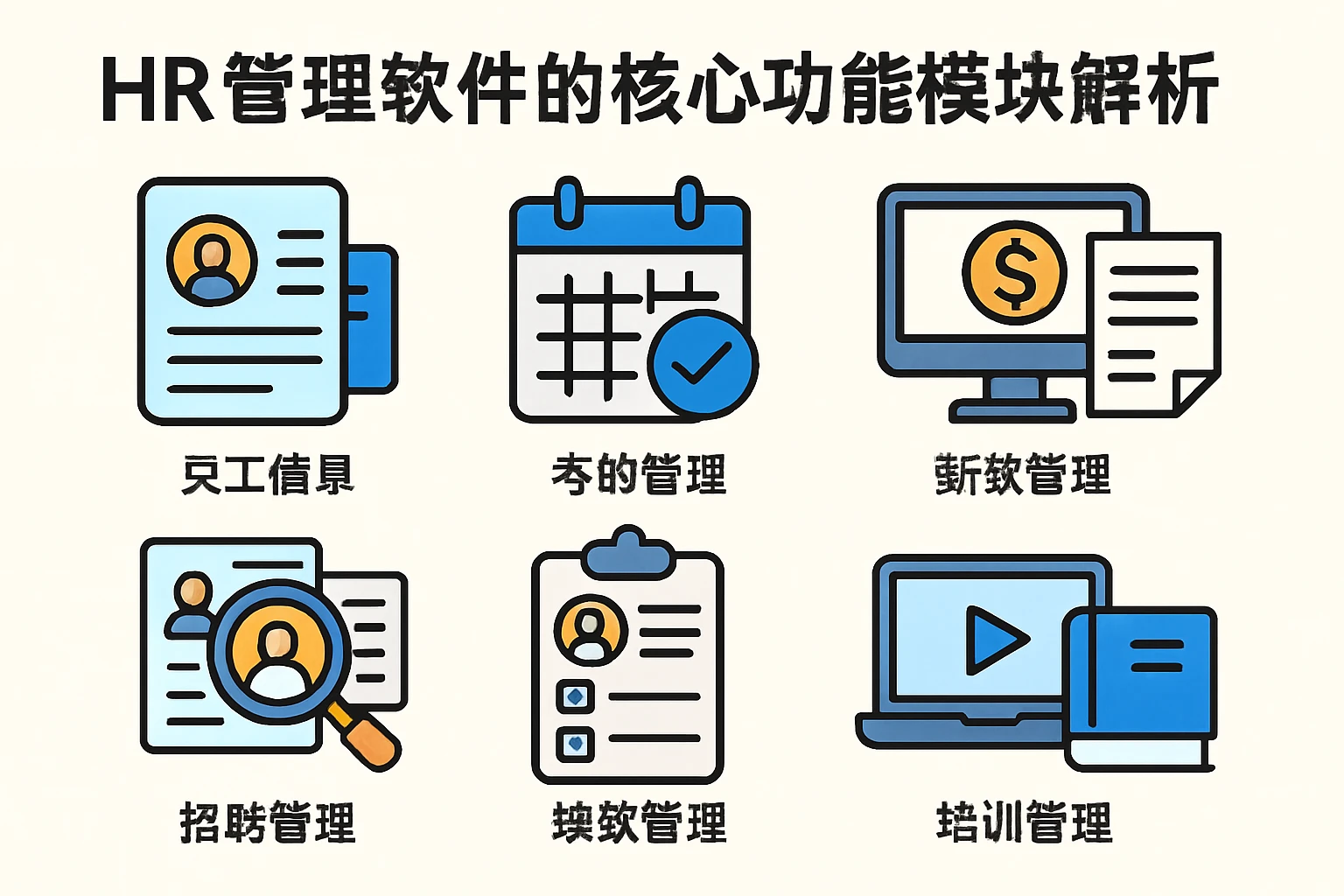 HR管理软件的核心功能模块解析