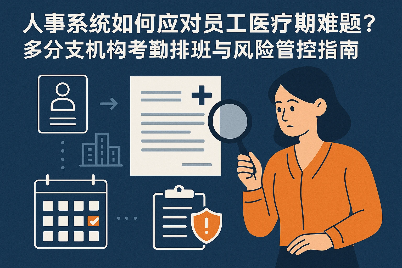 人事系统如何应对员工医疗期难题?多分支机构考勤排班与风险管控指南