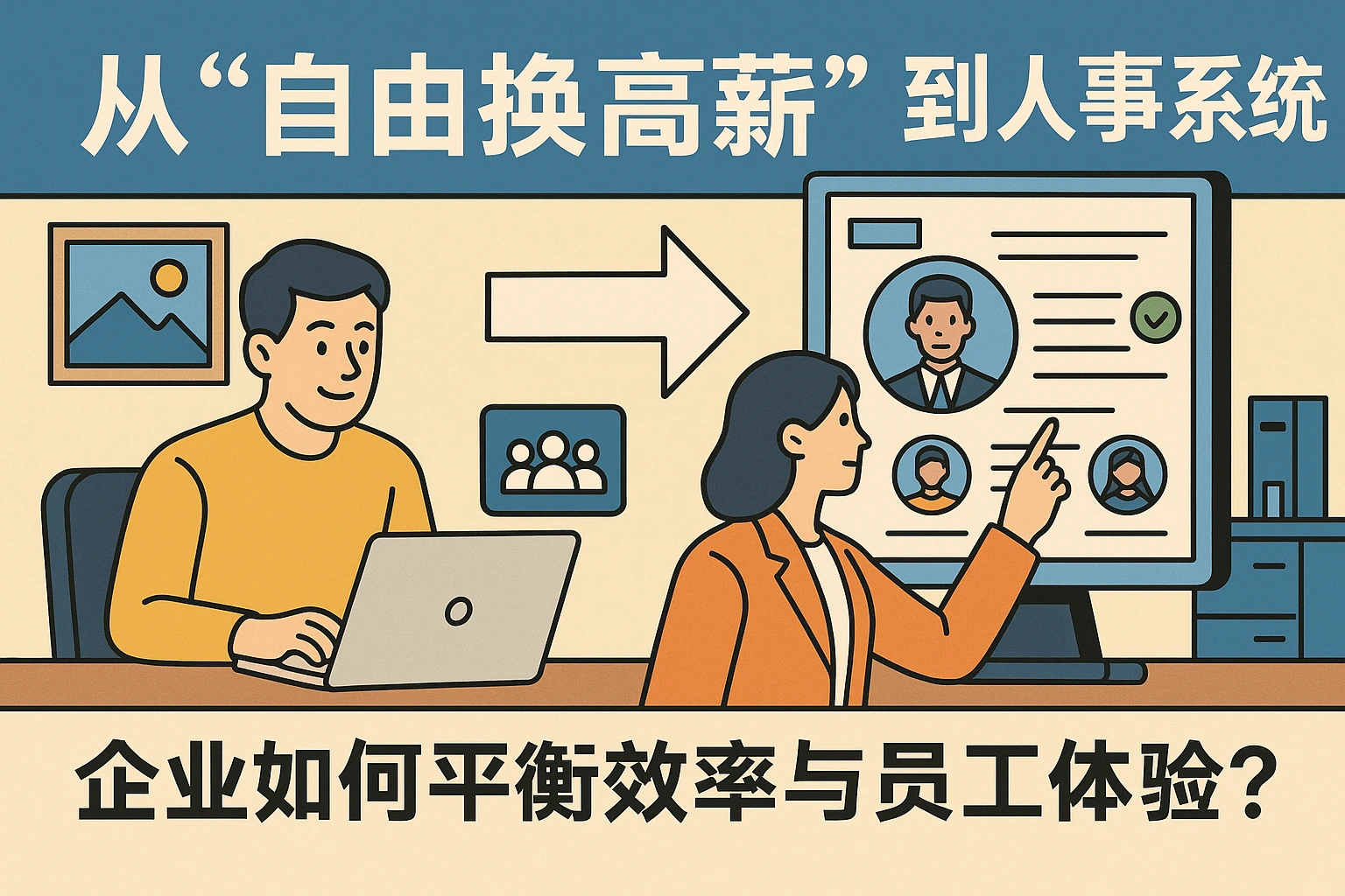 从“自由换高薪”到人事系统选择：企业如何平衡效率与员工体验？