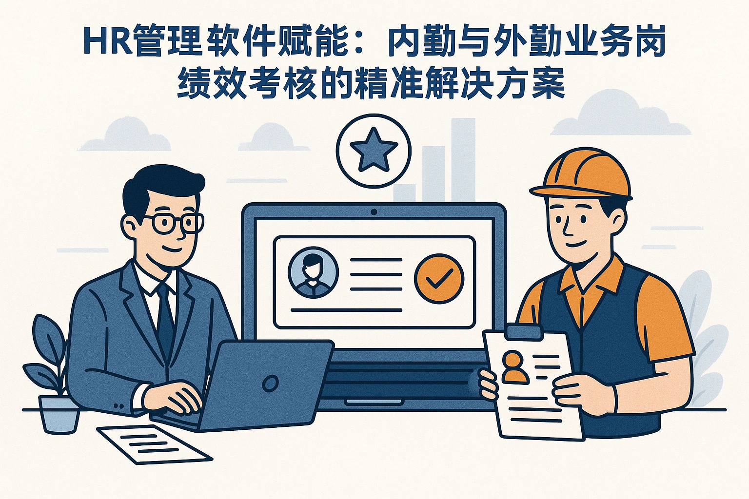 HR管理软件赋能：内勤与外勤业务岗绩效考核的精准解决方案