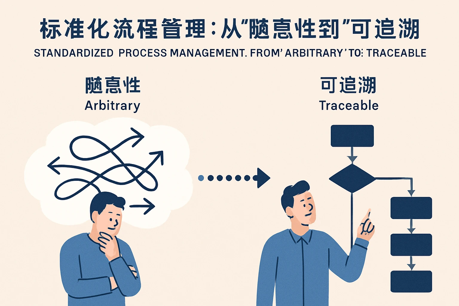 2. 标准化流程管理：从“随意性”到“可追溯”