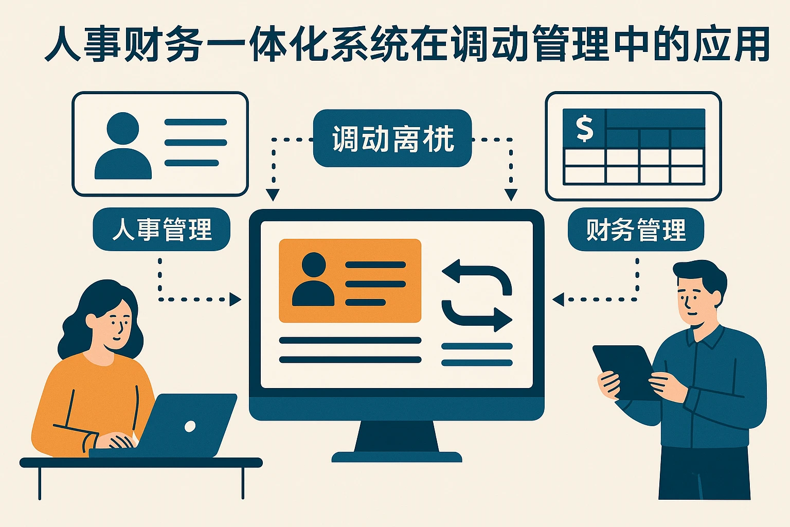 人事财务一体化系统在调动管理中的应用