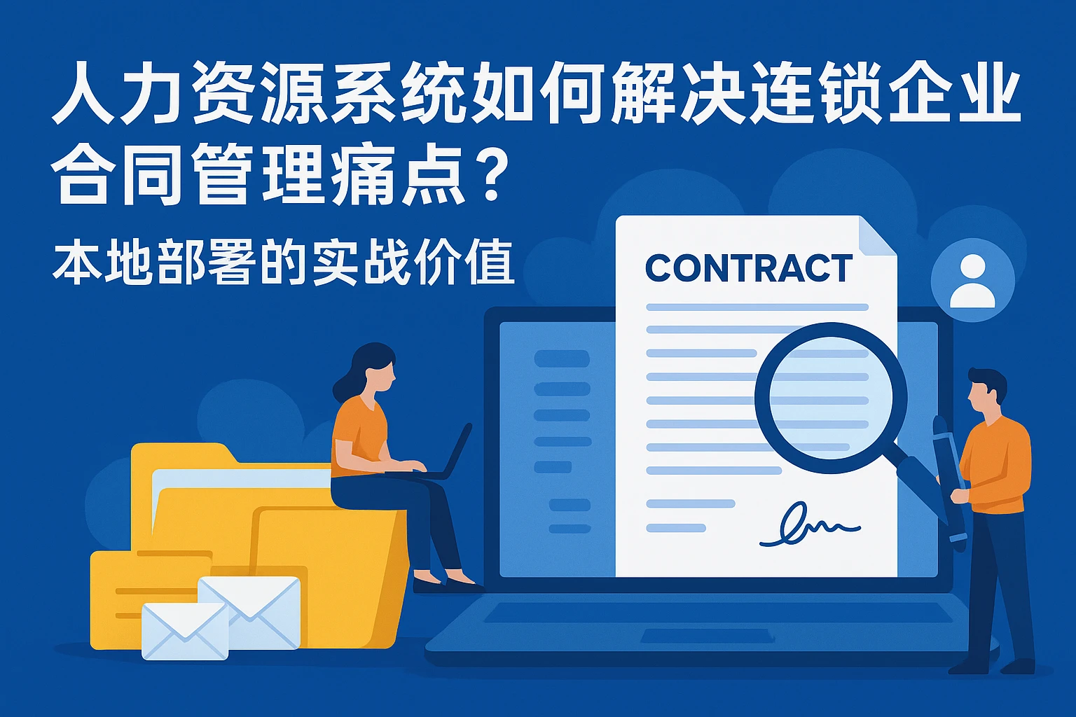 人力资源系统如何解决连锁企业合同管理痛点？本地部署的实战价值