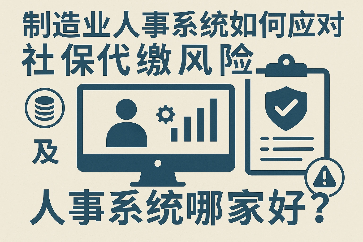 制造业人事系统如何应对社保代缴风险及人事系统哪家好