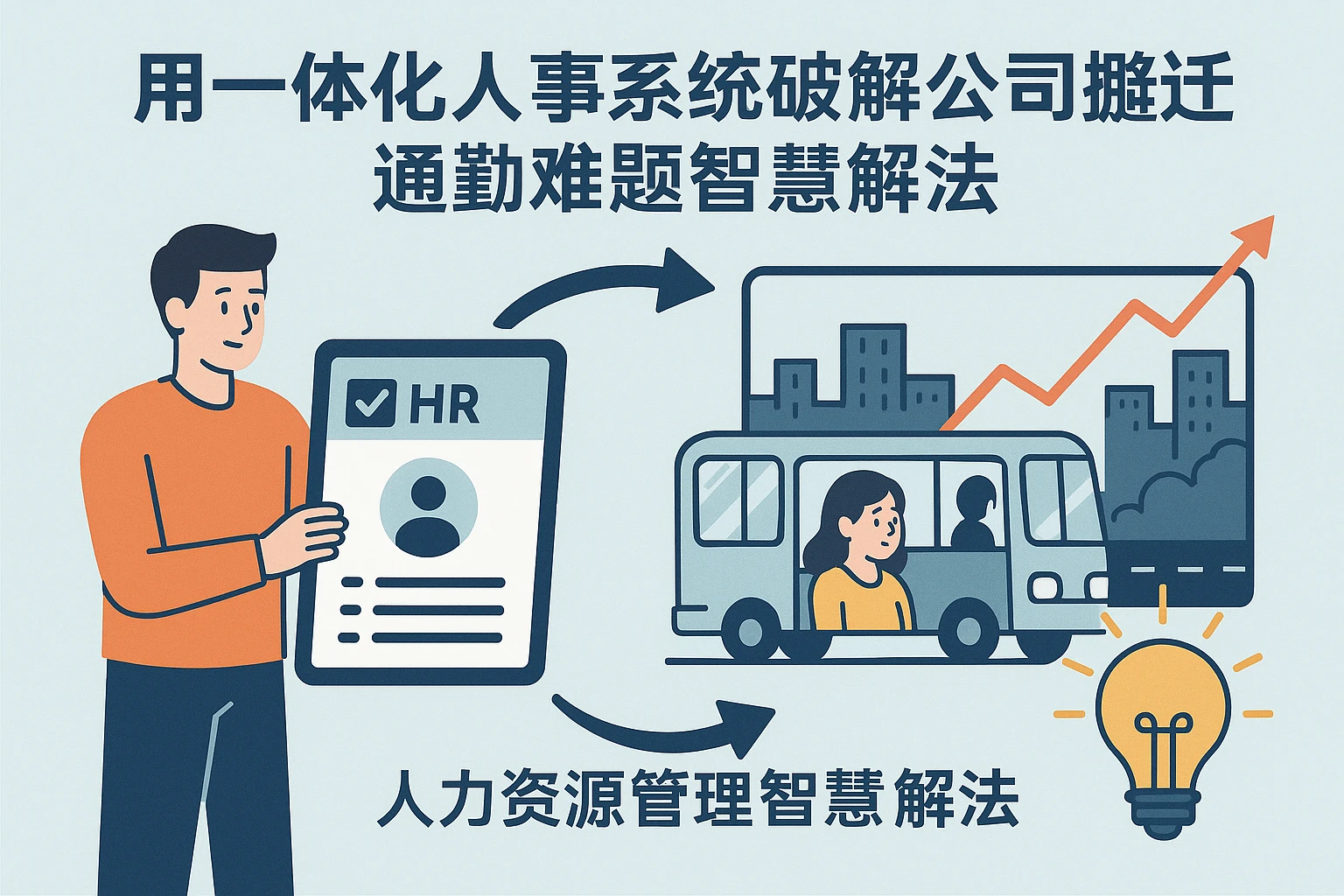 用一体化人事系统破解公司搬迁通勤难题：人力资源管理的智慧解法