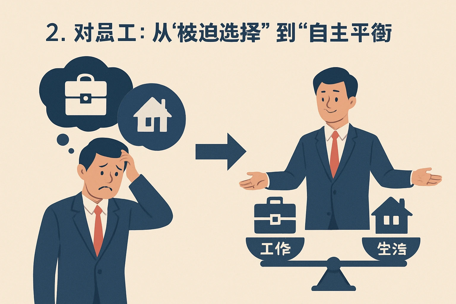 2. 对员工:从“被迫选择”到“自主平衡”