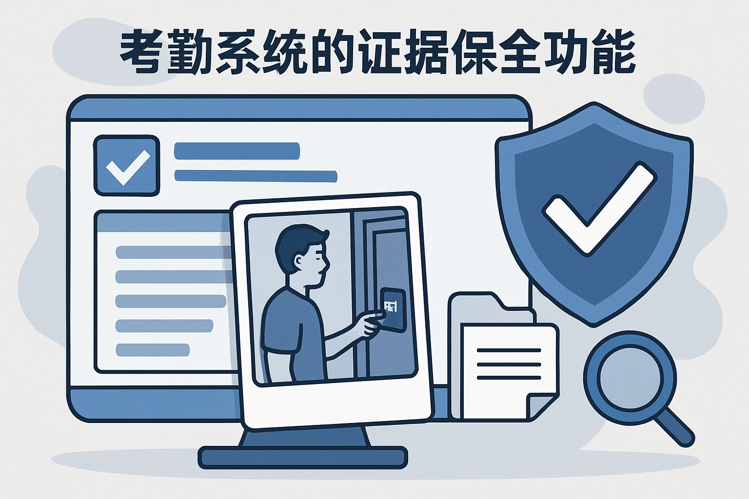 考勤系统的证据保全功能