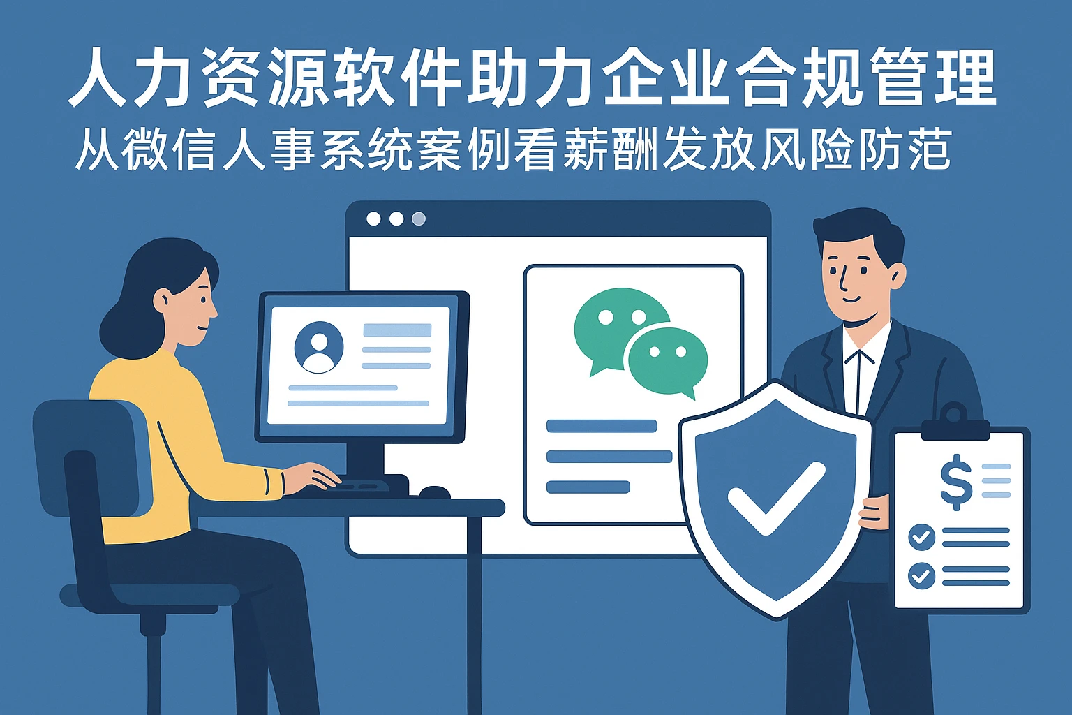 人力资源软件助力企业合规管理：从微信人事系统案例看薪酬发放风险防范
