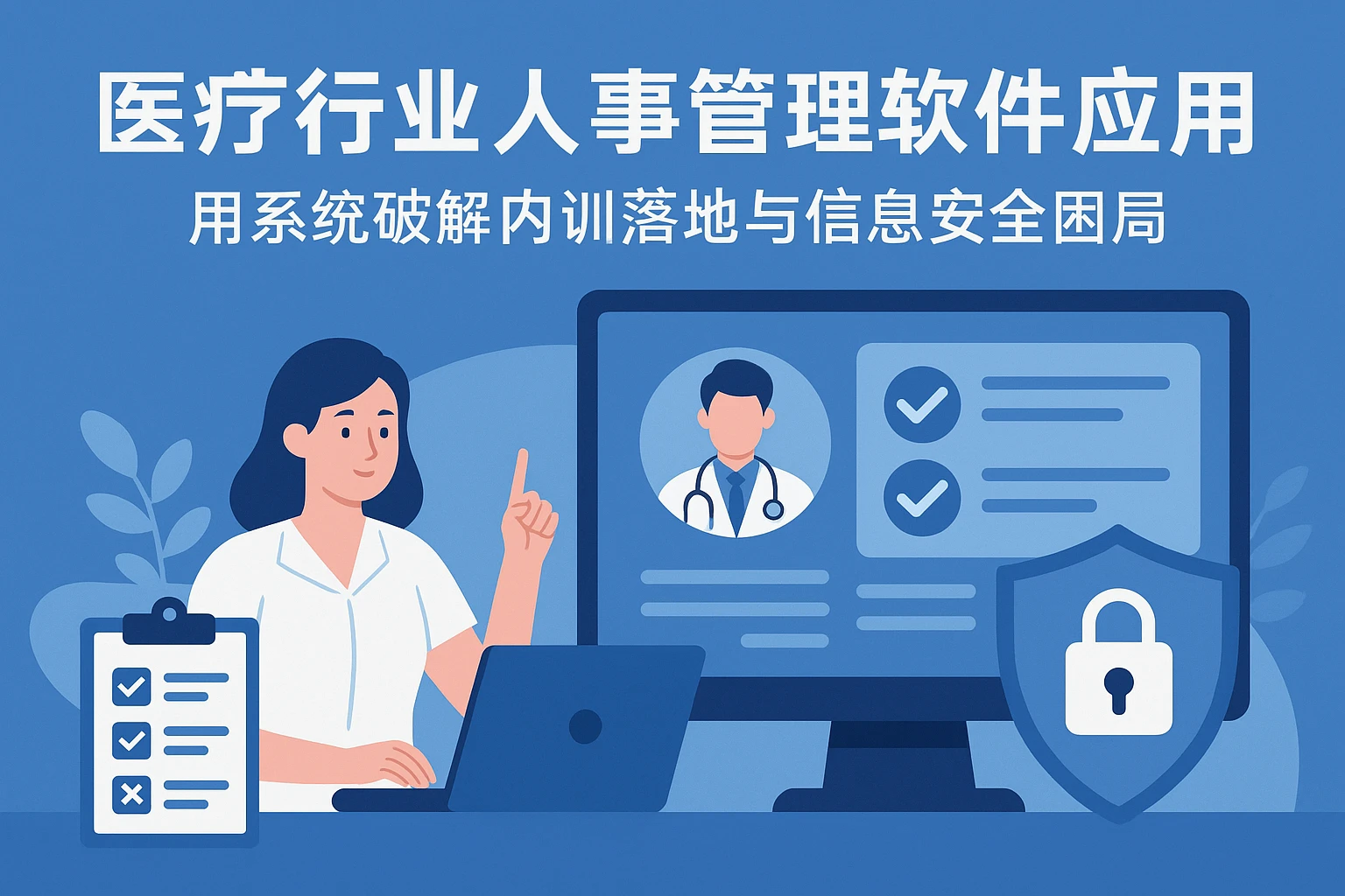 医疗行业人事管理软件应用:用系统破解内训落地与信息安全困局