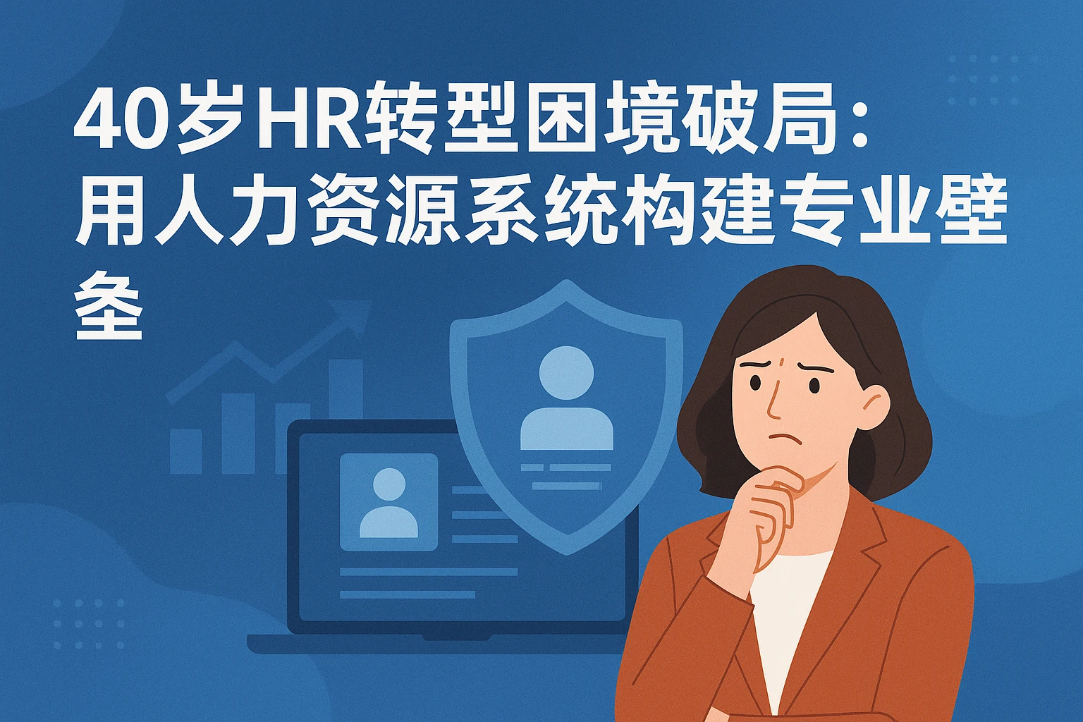 40岁HR转型困境破局：用人力资源系统构建专业壁垒