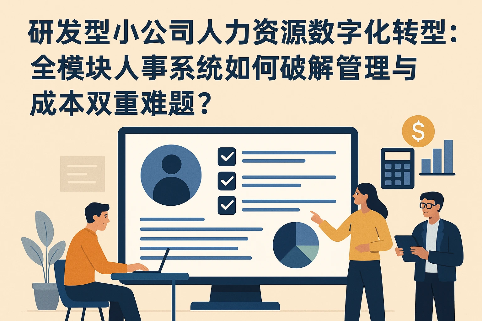 研发型小公司人力资源数字化转型：全模块人事系统如何破解管理与成本双重难题？