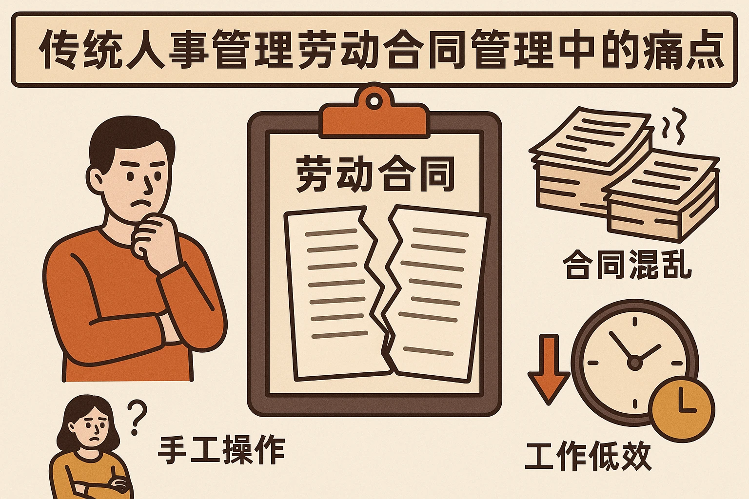 传统人事管理在劳动合同管理中的痛点