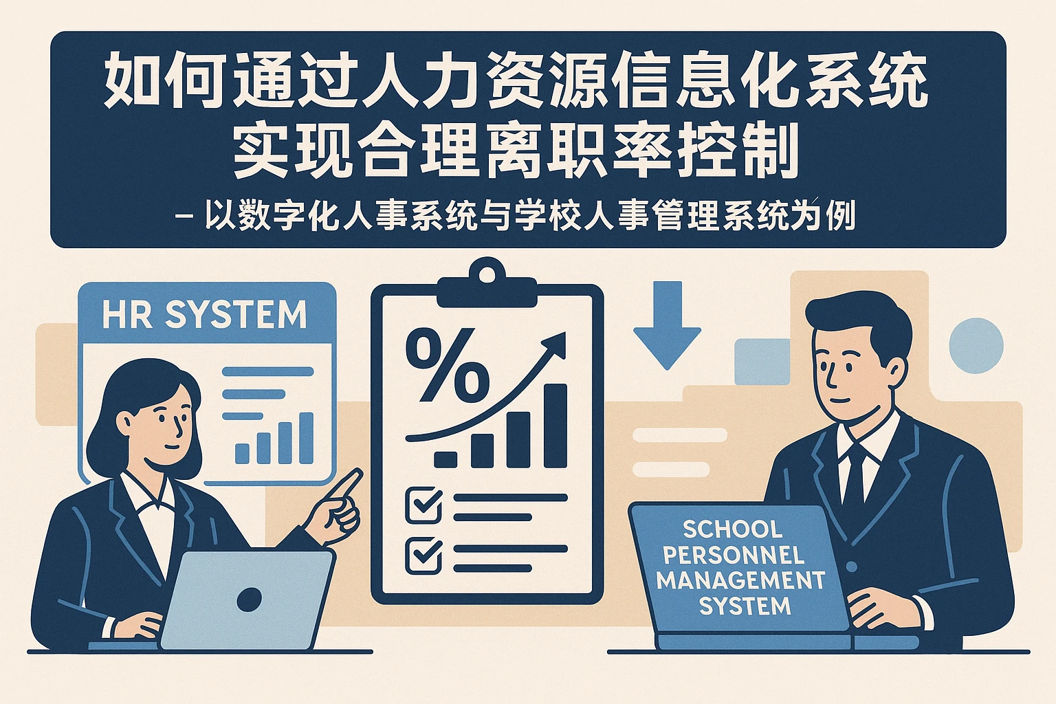 如何通过人力资源信息化系统实现合理离职率控制 - 以数字化人事系统与学校人事管理系统为例