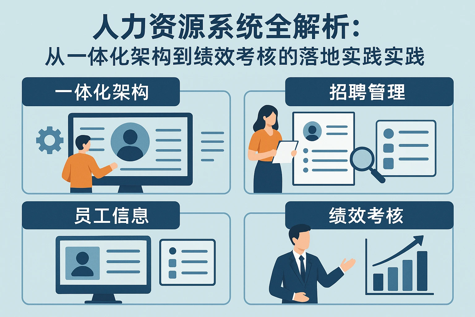 人力资源系统全解析：从一体化架构到绩效考核的落地实践