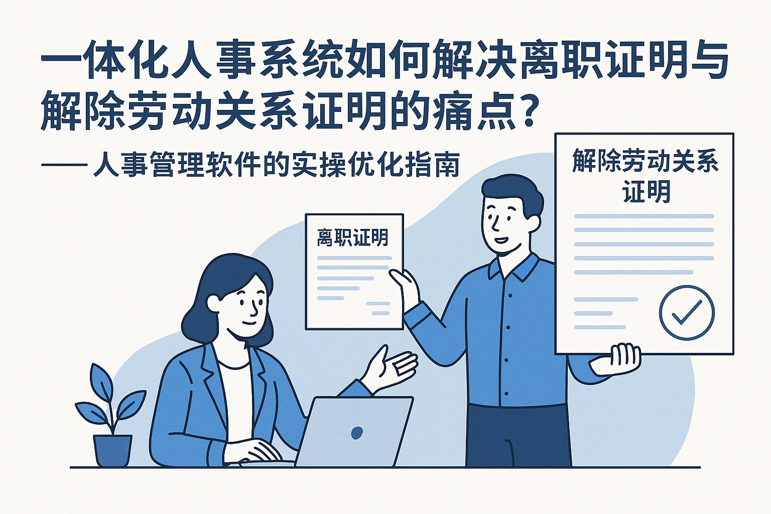 一体化人事系统如何解决离职证明与解除劳动关系证明的痛点？——人事管理软件的实操优化指南