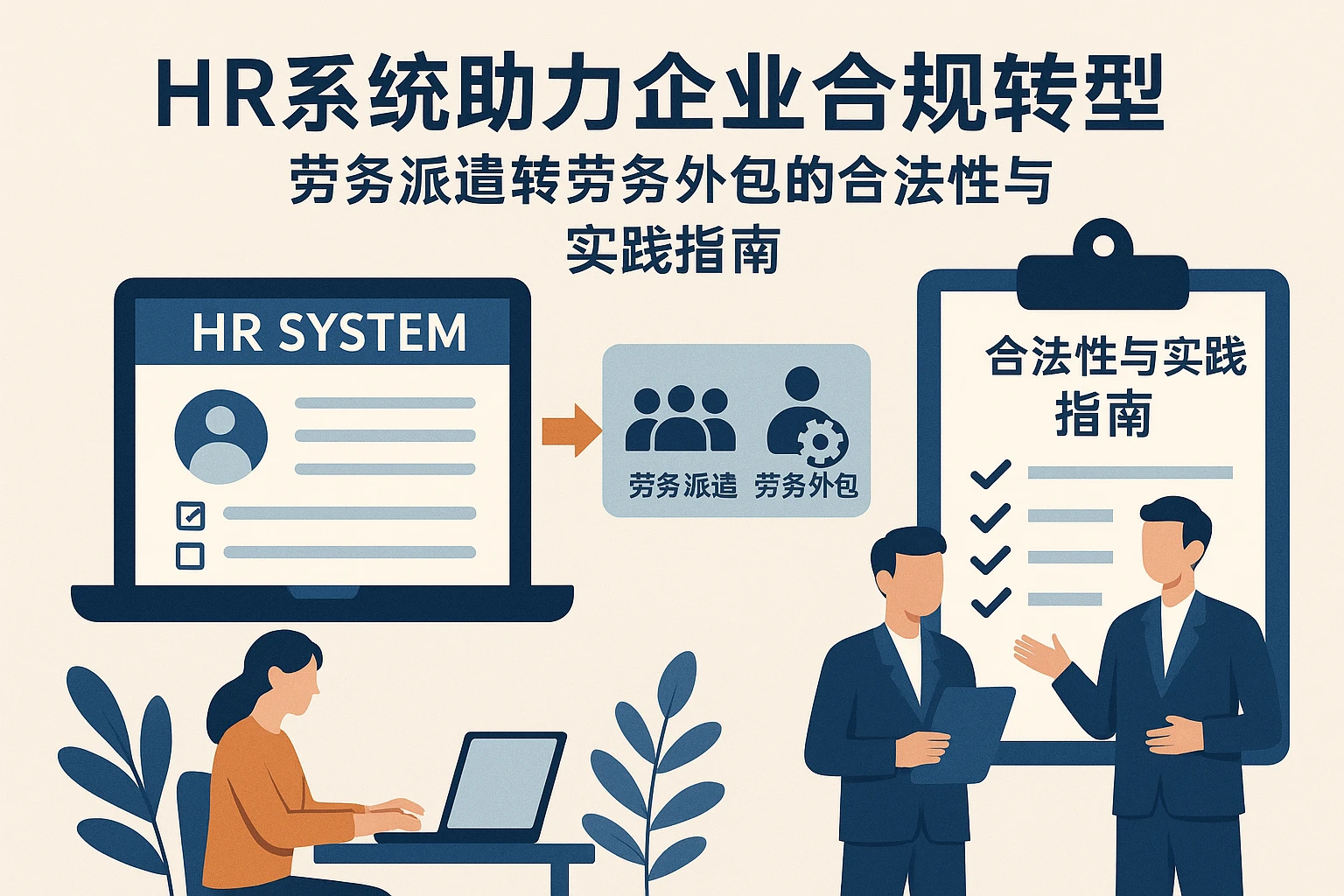 HR系统助力企业合规转型：劳务派遣转劳务外包的合法性与实践指南