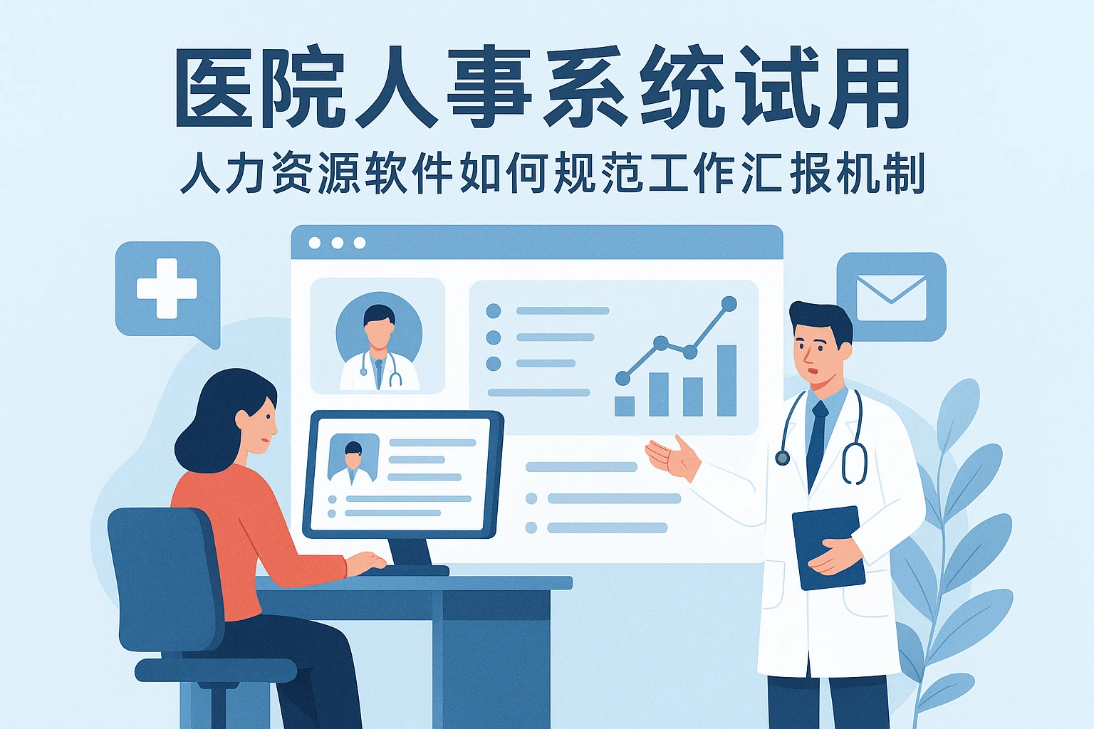 医院人事系统试用：人力资源软件如何规范工作汇报机制