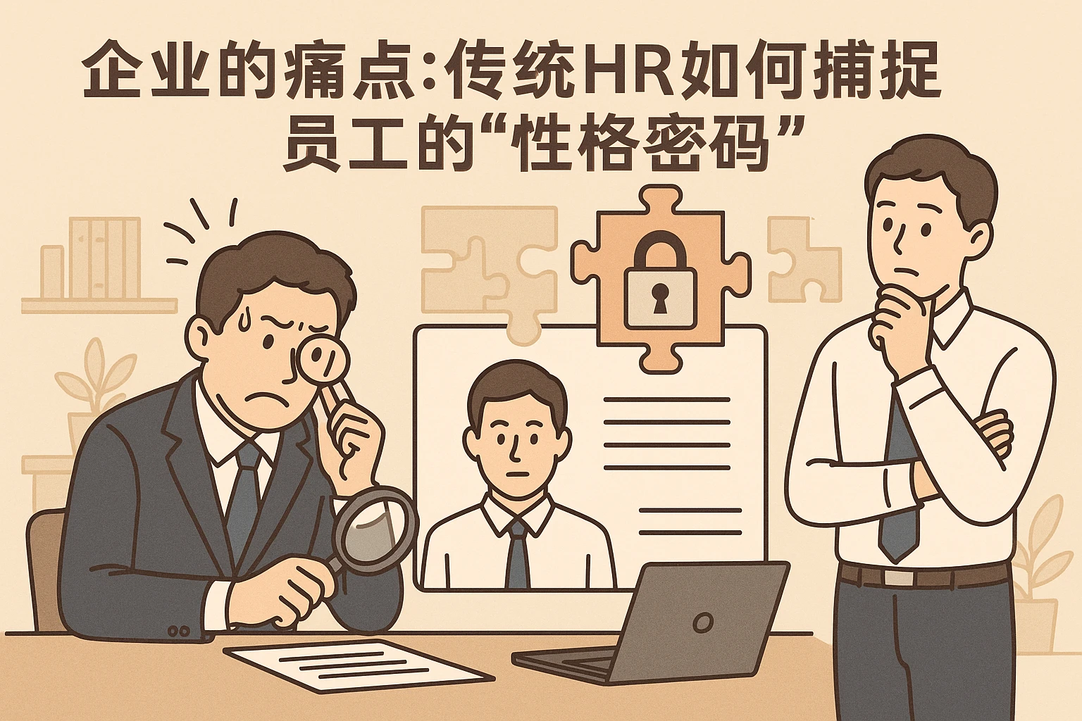 2. 企业的痛点:传统HR如何捕捉员工的“性格密码”
