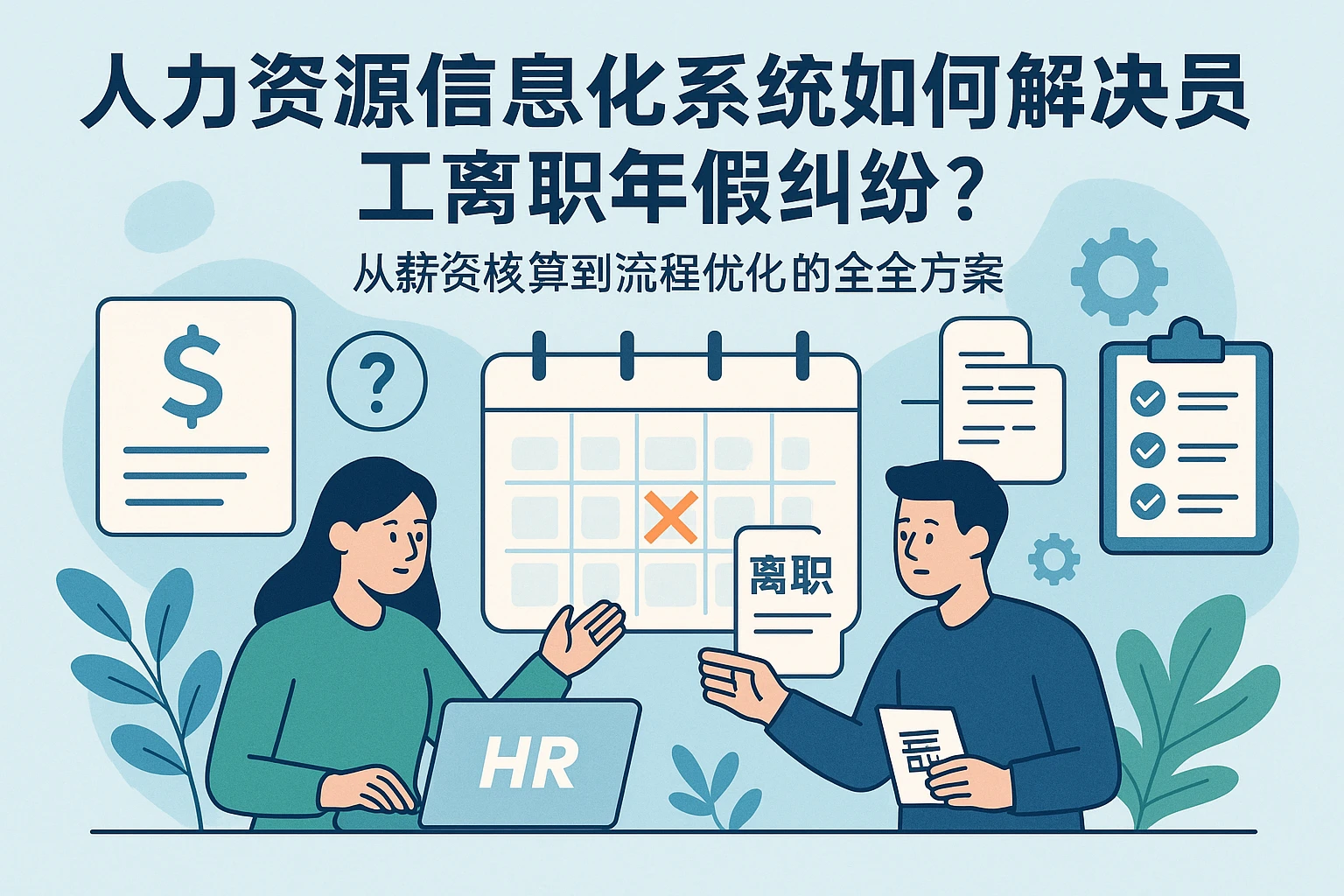 人力资源信息化系统如何解决员工离职年假纠纷?从薪资核算到流程优化的全方案