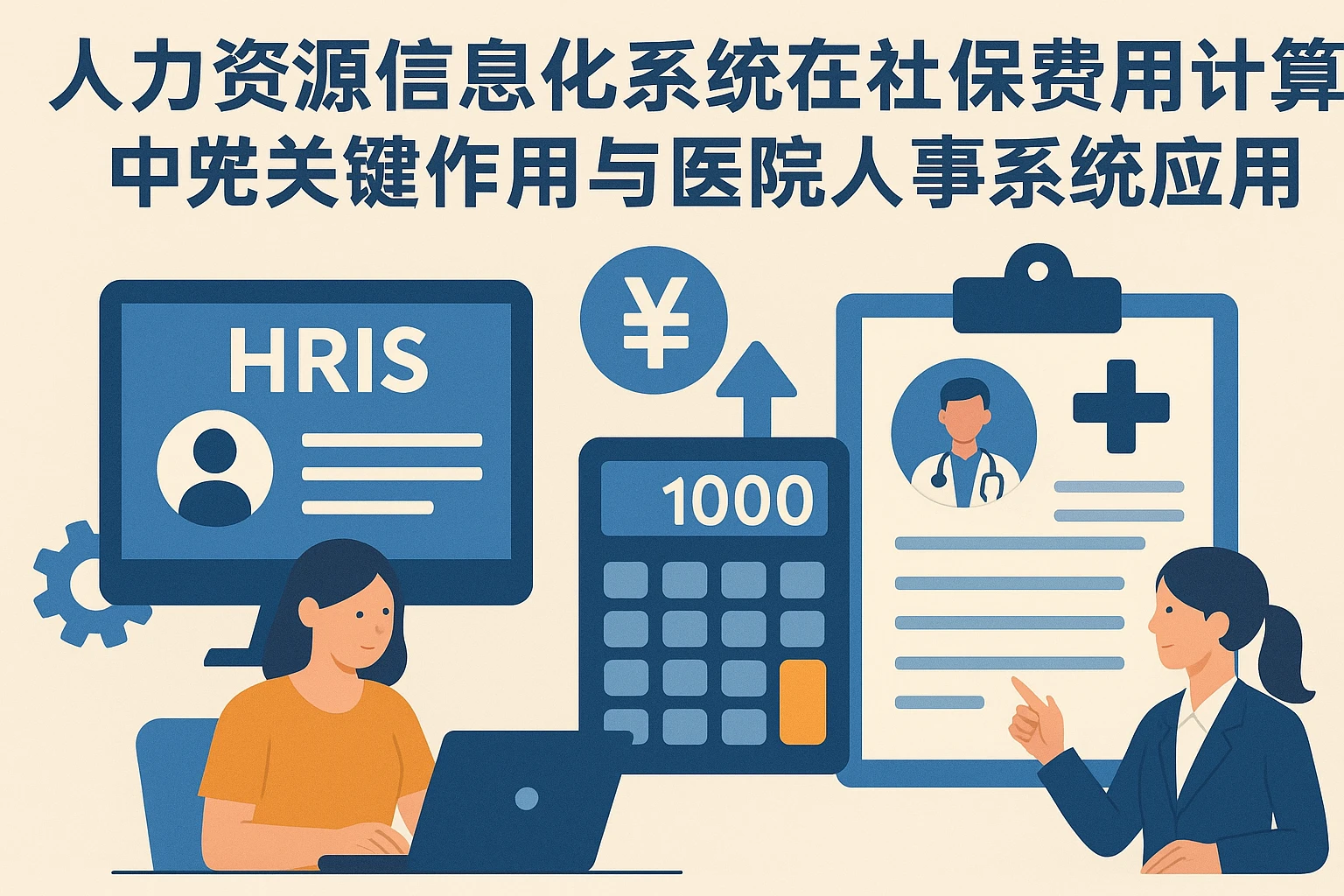 人力资源信息化系统在社保费用计算中的关键作用与医院人事系统应用