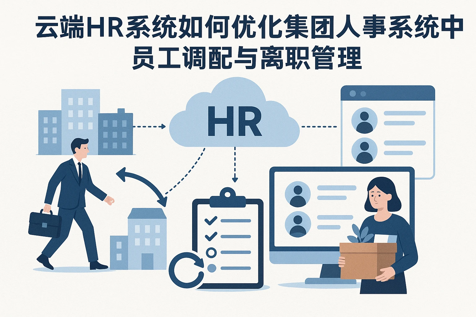 云端HR系统如何优化集团人事系统中的员工调配与离职管理