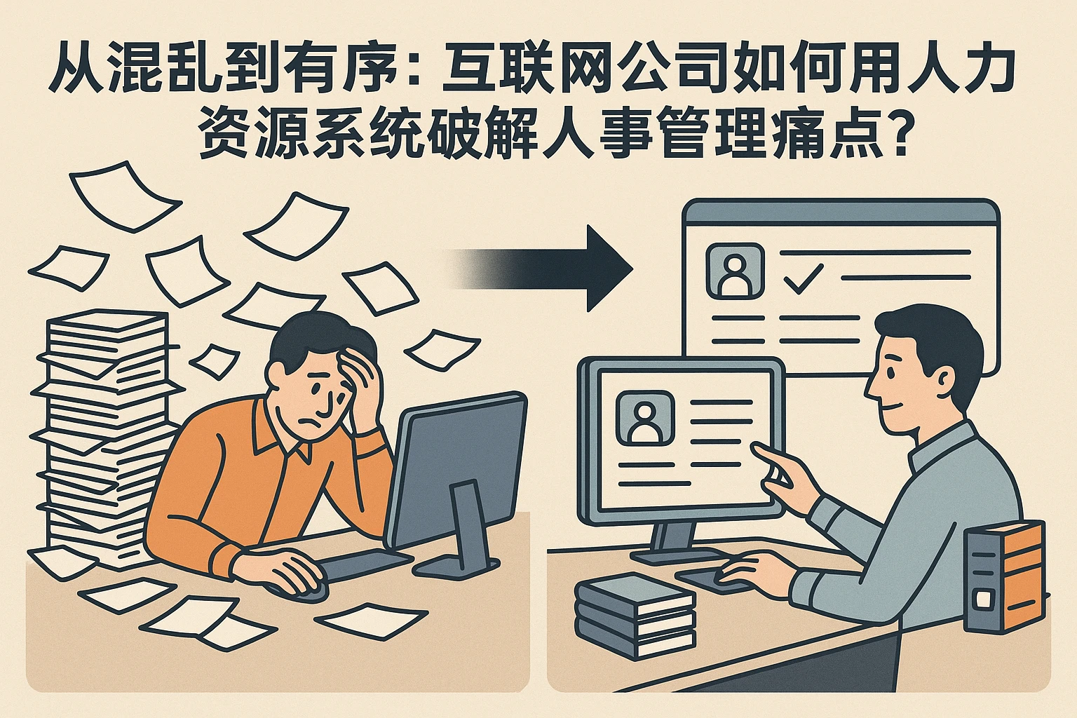从混乱到有序：互联网公司如何用人力资源系统破解人事管理痛点？