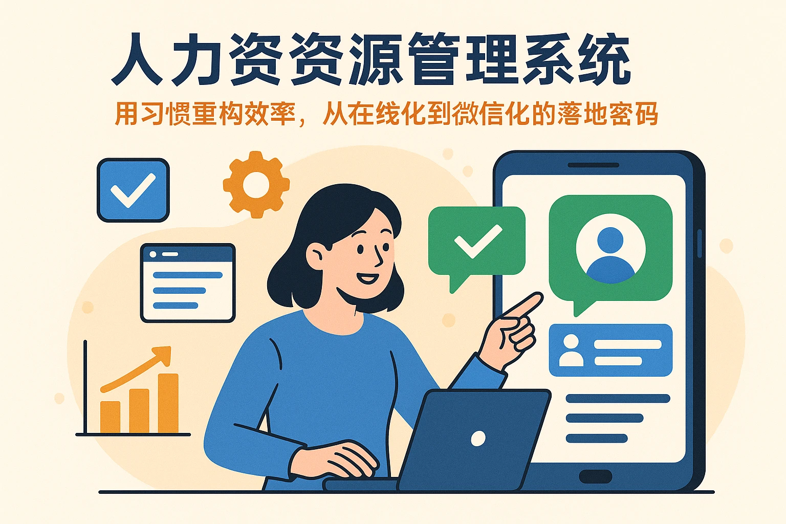 人力资源管理系统：用习惯重构效率，从在线化到微信化的落地密码