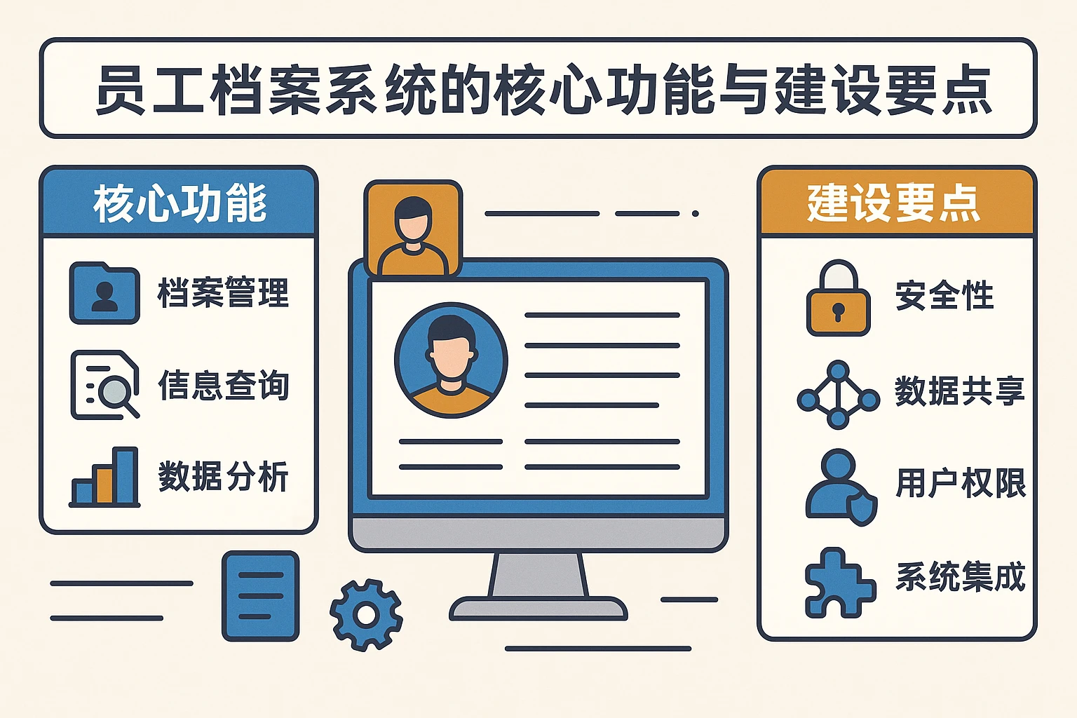 员工档案系统的核心功能与建设要点