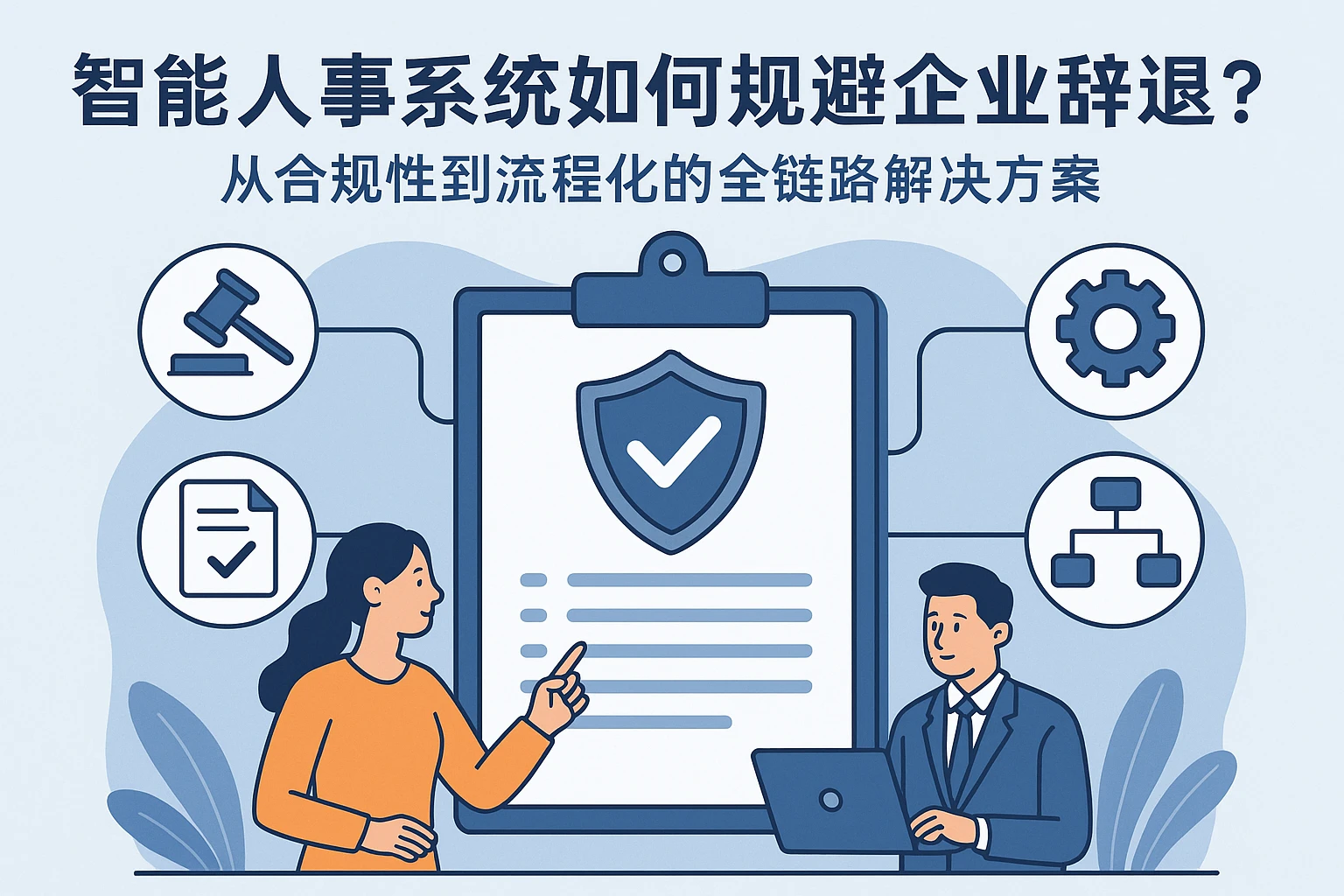 智能人事系统如何规避企业辞退风险?从合规性到流程化的全链路解决方案