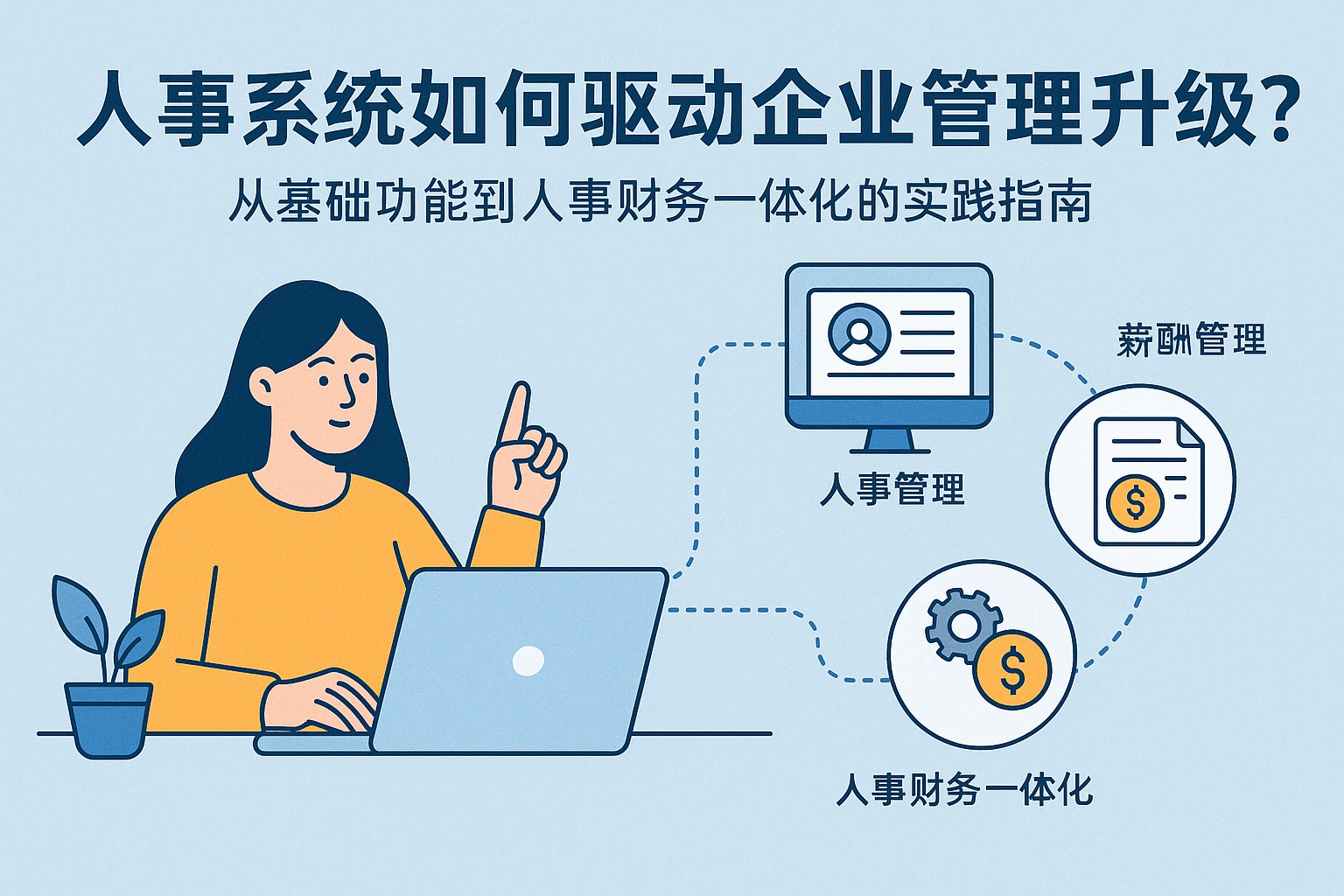 人事系统如何驱动企业管理升级?从基础功能到人事财务一体化的实践指南